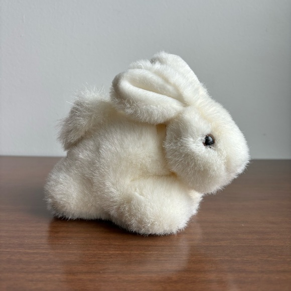 Vintage Eden Small White Rabbit Plush - Picture 4 of 8